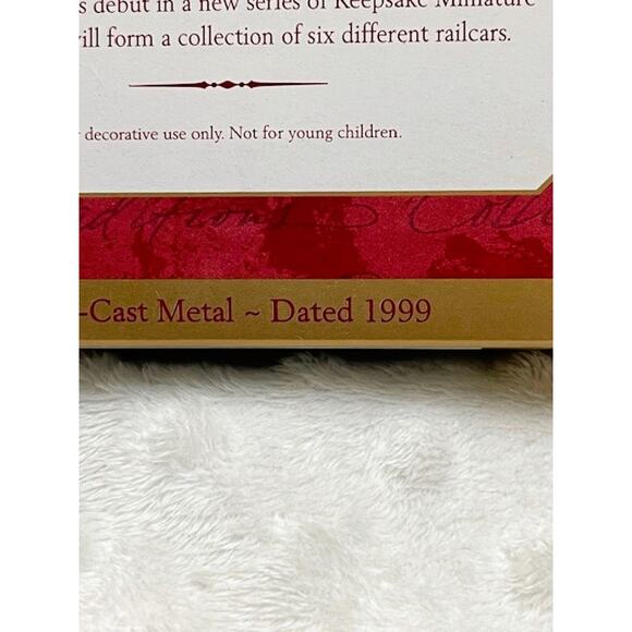 Vintage Hallmark Lionel 746 Norfolk & Western, The Tender, Keepsake Ornament NEW - Picture 6 of 6